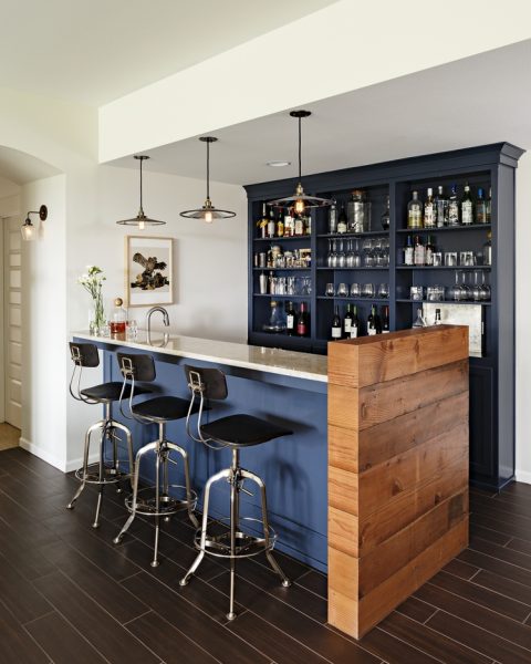 blue home bar