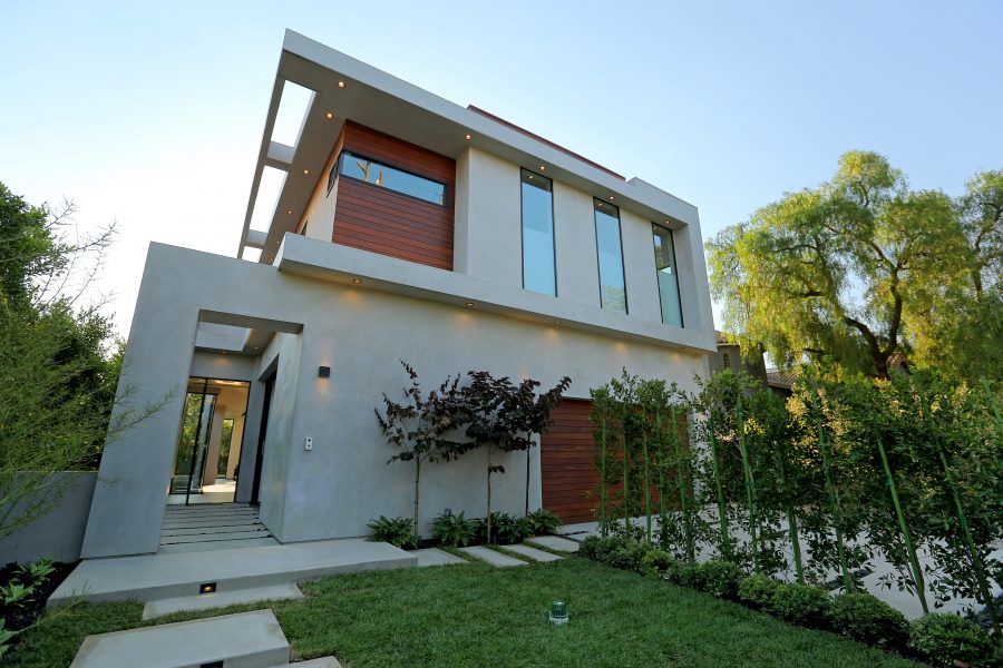 modern exterior, modern home