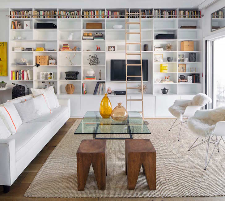 bookcase with ladder, library ladder