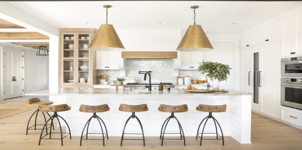 large bronze light pendant kitchen