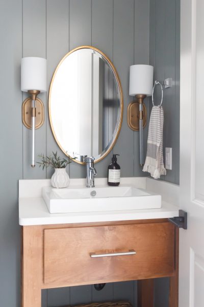 modern farmhouse bathroom, vessel sink, bathroom vanity ideas, bathroom remodel