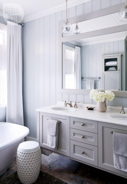 Vertical shiplap bathroom inspiration