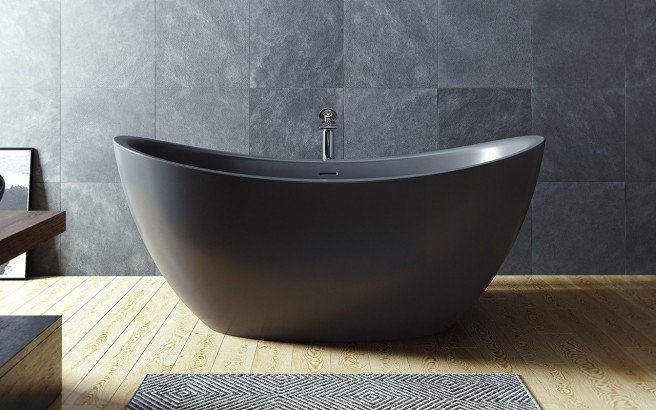 Black Obsidian Bathtub 